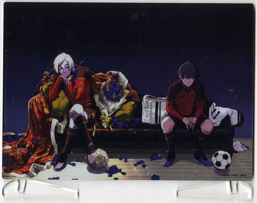 ブルーロック展　色紙　アクリルプレート　ふせん　ミヒャエル・カイザー　潔世一 アクリルプレート - 「ブルーロック展」ミヒャエル・カイザーを