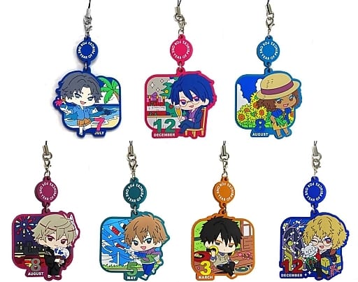 駿河屋 -<中古>全7種セット 「新テニスの王子様 キャラゆらラバー