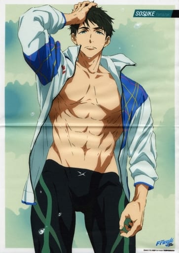 駿河屋 - Free! CD Jacket Illustration Series ファブリックポスター 山崎宗介 「劇場版 Free ...