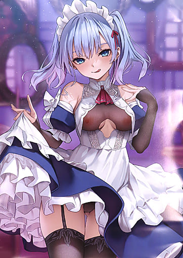 駿河屋 -【アダルト】<中古>B1ポスター 紫音さん(みちきんぐ/メイド服 