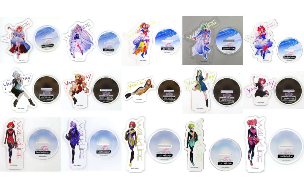 e3 マクロスΔ Last Mission アクリルスタンド ワルキューレ マクロスΔ ワルキューレ FINAL LIVE TOUR 2023 Last Mission アクリル