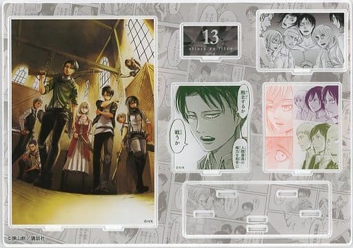 進撃の巨人 13巻 ジオラマアクリルスタンド 狼煙 駿河屋 -<中古>第13巻 Memory Collection ジオラマアクリルスタンド