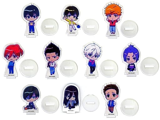 雑貨　全10種セット 「ブルーロック in TSUTAYA POP UP SHOP アクリルぷちスタンド 私服ver.」 駿河屋 -<中古>全10種セット 「ブルーロック in TSUTAYA POP UP