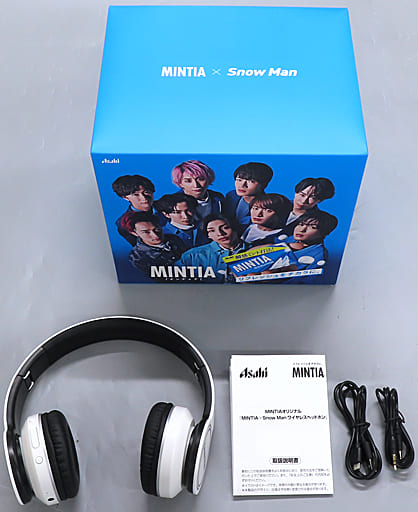 [非売品］ミンティア ✖  Man ワイヤレスヘッドホン 駿河屋 -<中古>Snow Man MINTIAオリジナル MINTIA×Snow Man ワイヤレス