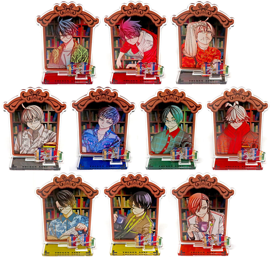 駿河屋 -<中古>全10種セット 「桃源暗鬼 トレーディングアクリル