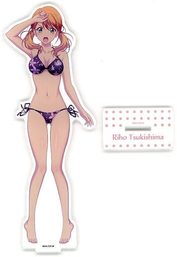 【1組限定】女神のカフェテラス アクスタ M ビーチで日光浴 水着 ボークス5種 駿河屋 -<中古>月島流星 描き下ろしアクリルフィギュアM(水着