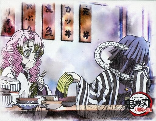 鬼滅の刃 甘露寺蜜璃 キャンバスパネル 駿河屋 -<中古>甘露寺蜜璃＆伊黒小芭内 キャンバスパネル 「鬼滅