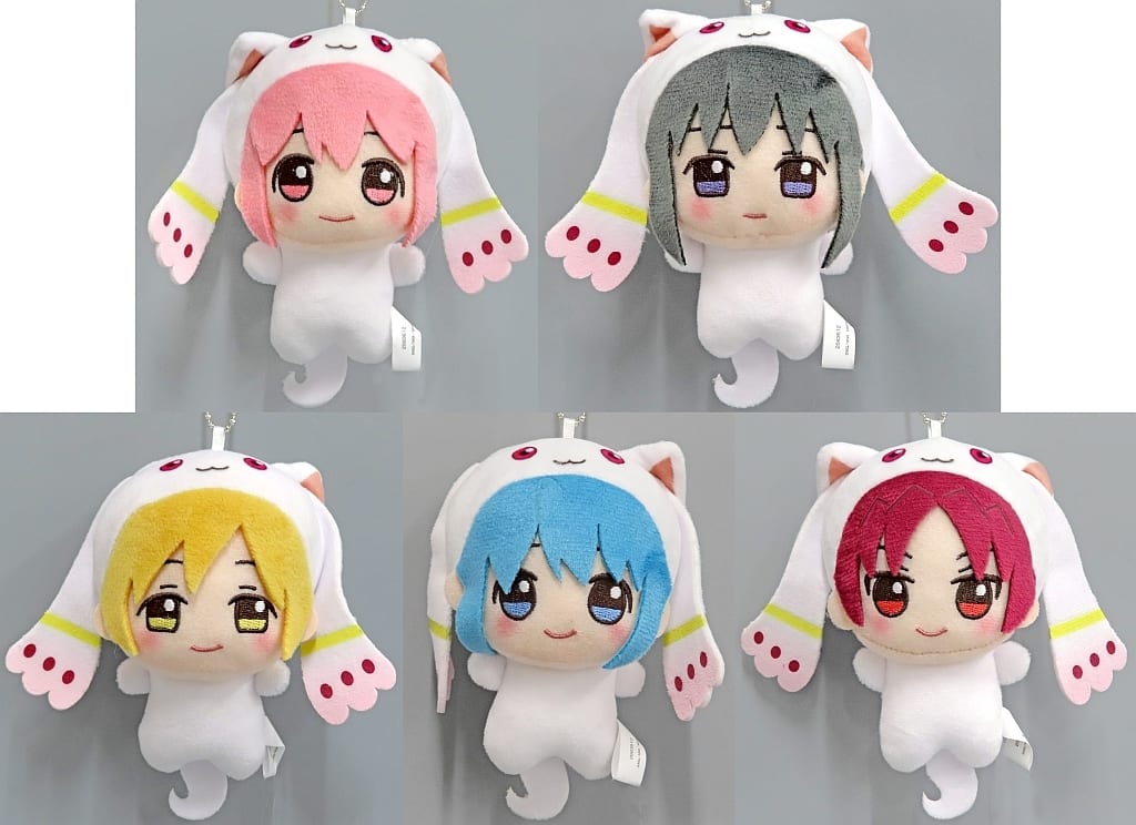 魔法少女まどか☆マギカ ちびぐるみ キュウべぇ　着ぐるみver 2個セット 劇場版 魔法少女まどか☆マギカ[新編]叛逆の物語 ちびぐるみ～キュゥべ
