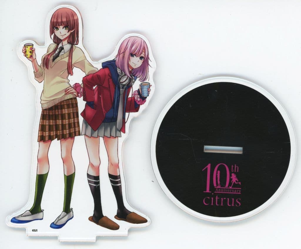 citrus　10th記念アクリルスタンドセット 駿河屋 -<中古>谷口はるみ＆水沢まつり アクリルスタンド 「citrus