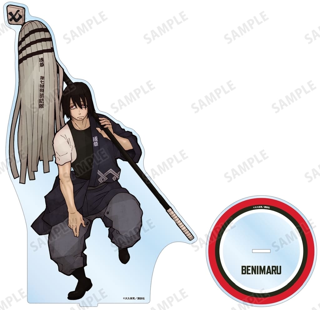 m*h様 炎炎ノ消防隊 プリンスホテル アクリルスタンド 新門紅丸 サンシャインシティプリンスホテル】TVアニメ『炎炎ノ消防隊 参ノ章