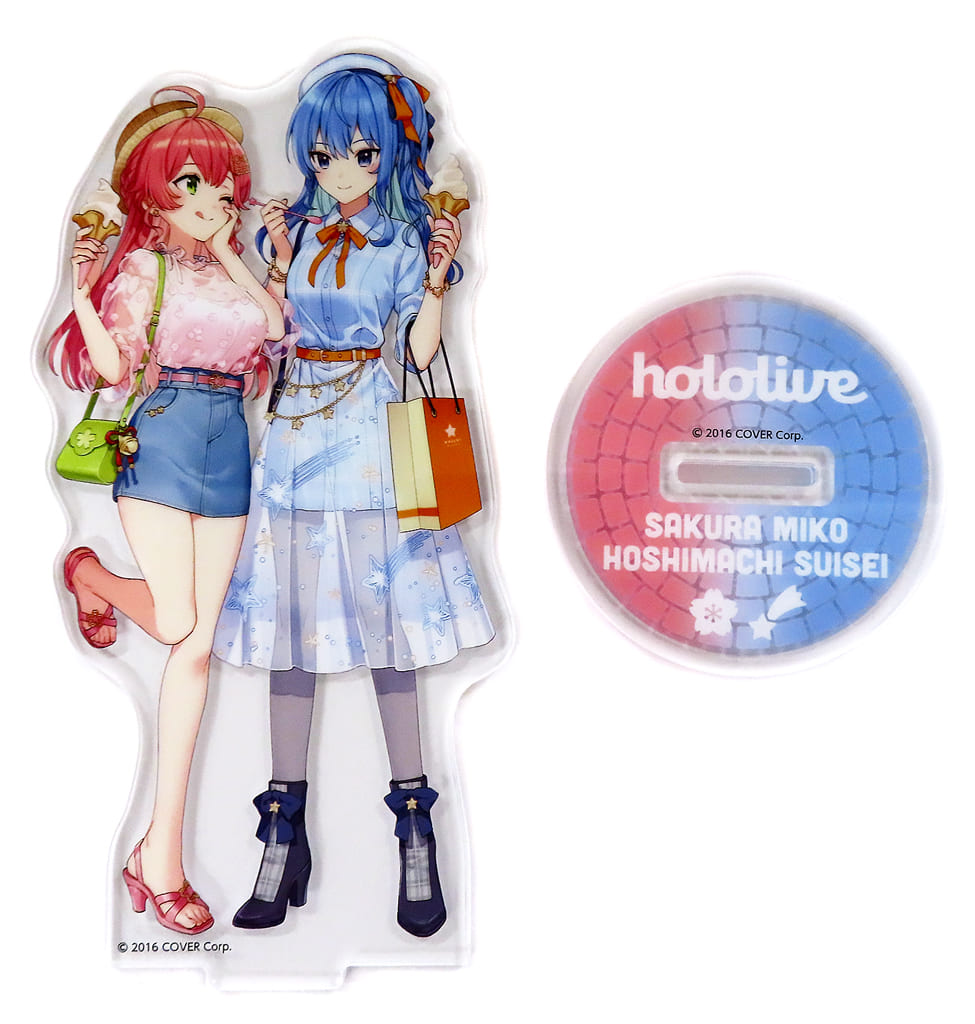 メ*ル様 シークレット バスタオル ホロライブ みこ すいせい ナイスバディ か 駿河屋 -<中古>さくらみこ＆星街すいせい アクリルスタンド