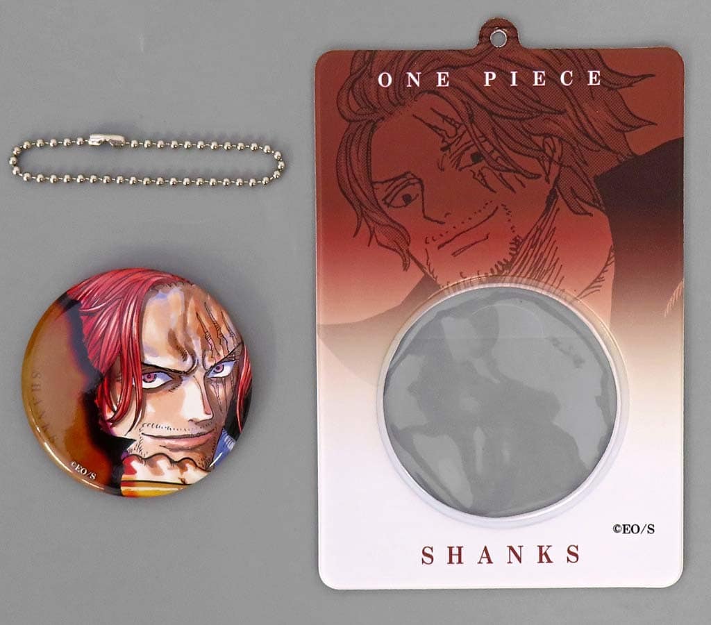 ワンピース　缶バッジ&特製ホルダーコレクション　第2弾　シャンクス 駿河屋 -<中古>シャンクス 「ワンピース 缶バッジ＆特製ホルダー