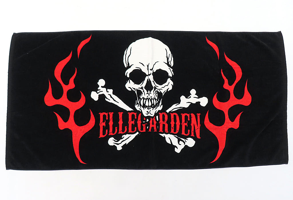 ELLEGARDEN スカルデザインタオル ELLEGARDEN タオル スカルデザイン