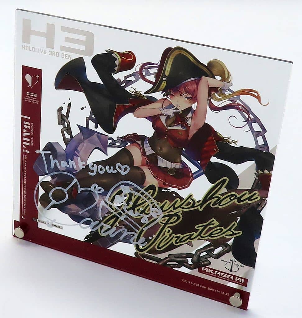 駿河屋 -<中古>宝鐘マリン 直筆サイン入り特製アクリルパネル