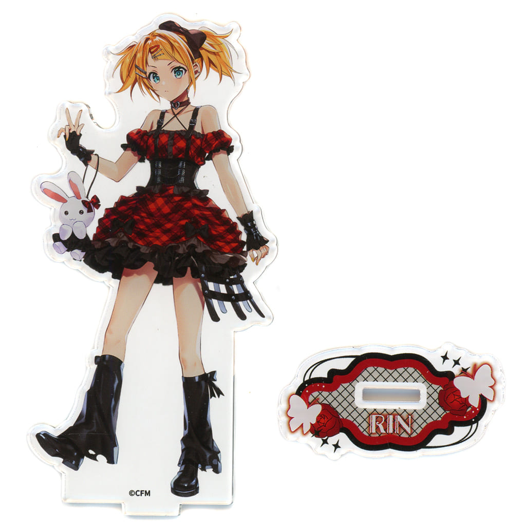 鏡音リン キーホルダー プリント アクリルスタンド】グッズ-スタンド