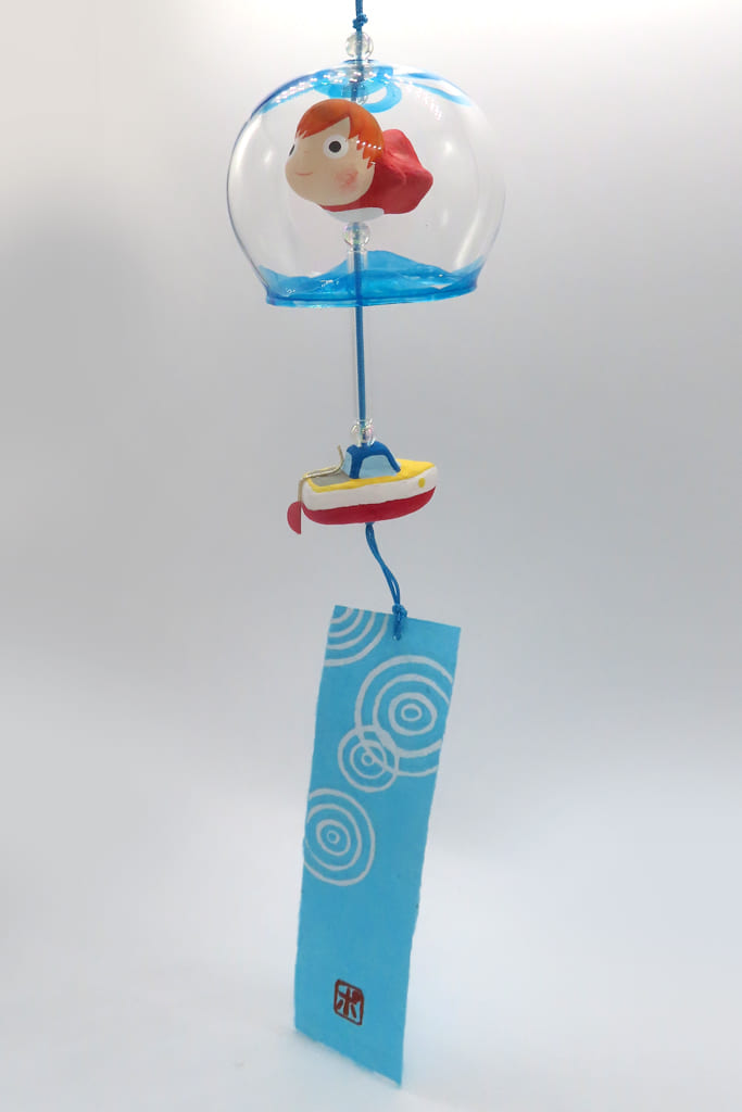 崖の上のポニョ　張り子風鈴（wind bell）　ジブリパーク 新品】 ジブリパーク 崖の上のポニョ 張り子風鈴 大倉庫限定