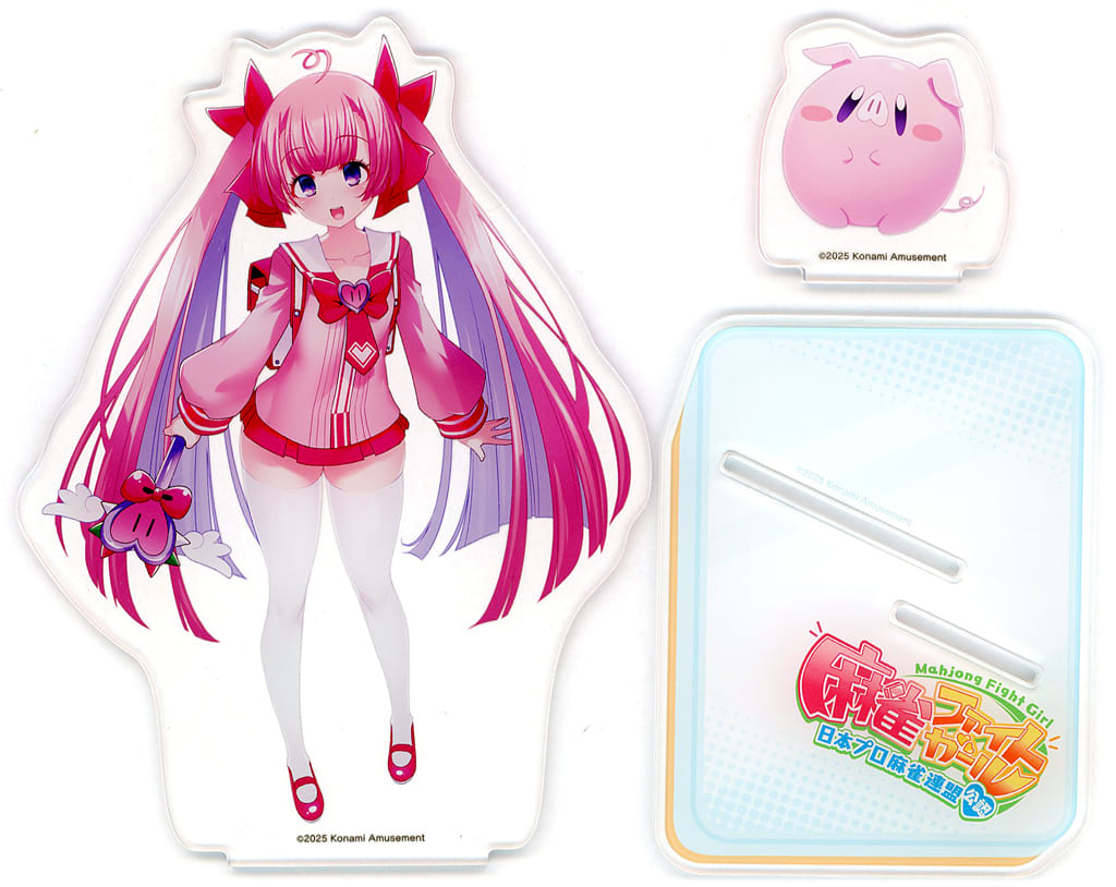麻雀ファイトガール ミツモト・ダイア アクリルスタンド 6種セット