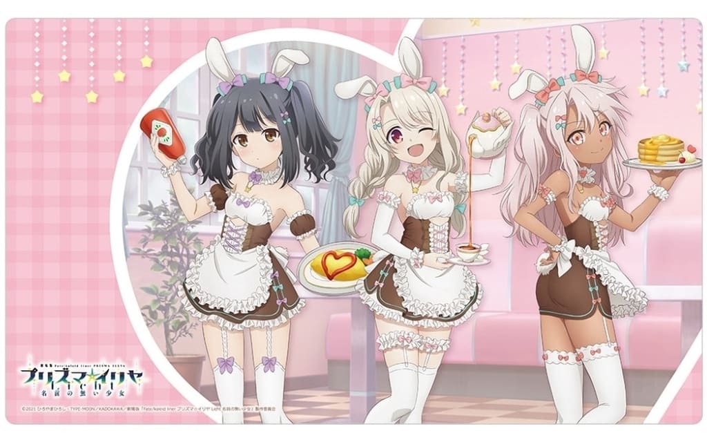 【コンプリートセット】プリズマ☆イリヤ イリヤ 美遊 クロエ プレイマット プリズマ☆イリヤ 描き下ろしラバーマット（イリヤ＆美遊＆クロエ