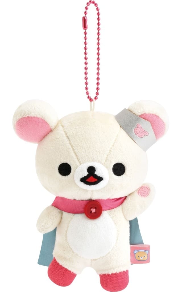 【レア】コリラックマぬいぐるみ いちごチャーム付き 2016年 コリラックマのいちごマスコットキーチェーン ぬいぐるみ
