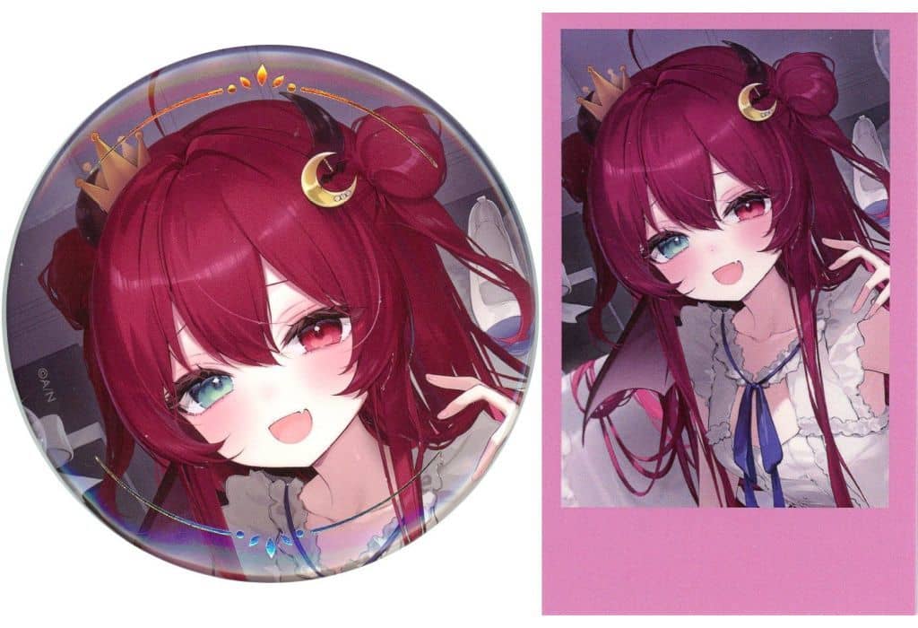 にじさんじ 夢月ロア 缶バッジ ライバーカードセット 夢月ロア誕生日グッズ＆ボイス2025｜にじさんじオフィシャルストア