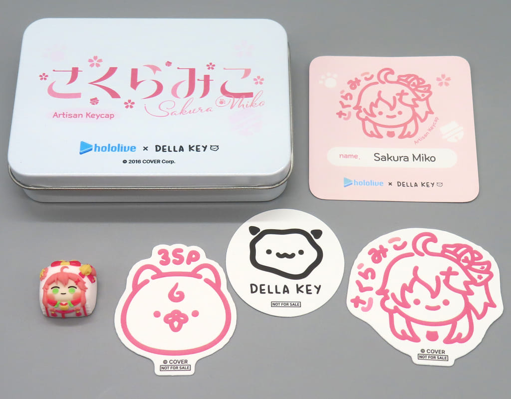 ホロライブ　さくらみこ　della kay キーキャップ　3個セット さくらみこ 35P Della keyハンドメイドキーキャップセット - メルカリ