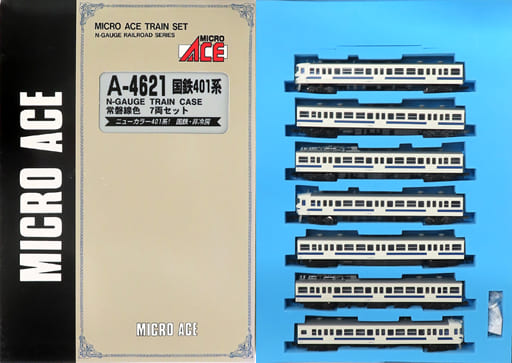 駿河屋 - 1/150 国鉄401系 常磐線色 7両セット [A4621]（電車）