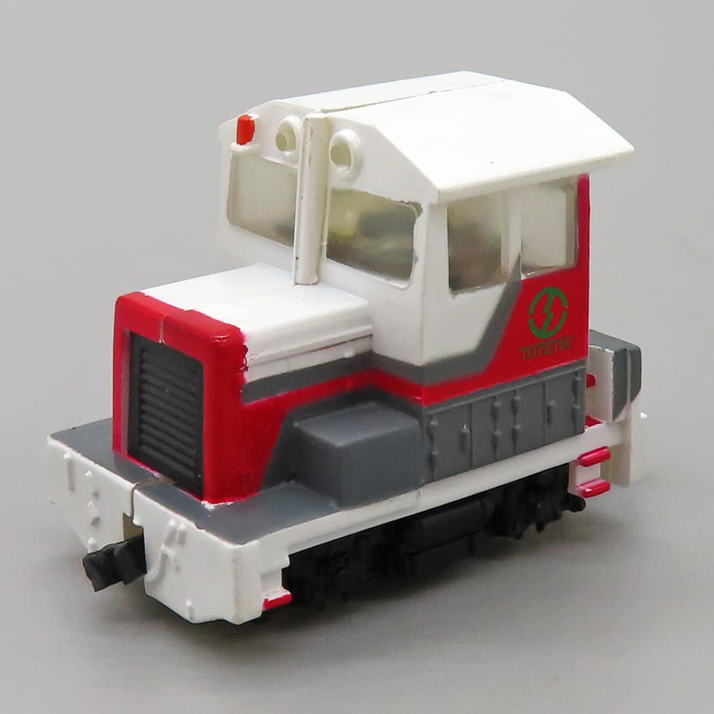 駿河屋 - TMC400モーターカー(動車セット) 赤色ストライプ 「キャラメル Nゲージシリーズ」 [Ca-NB-1-R]（その他車両）