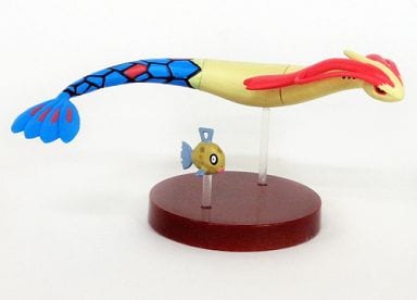 S*.様 立体ポケモン図鑑 ヒンバス ミロカロス 遊泳ポーズ 駿河屋 -<中古>ヒンバス＆ミロカロス(遊泳ポーズ