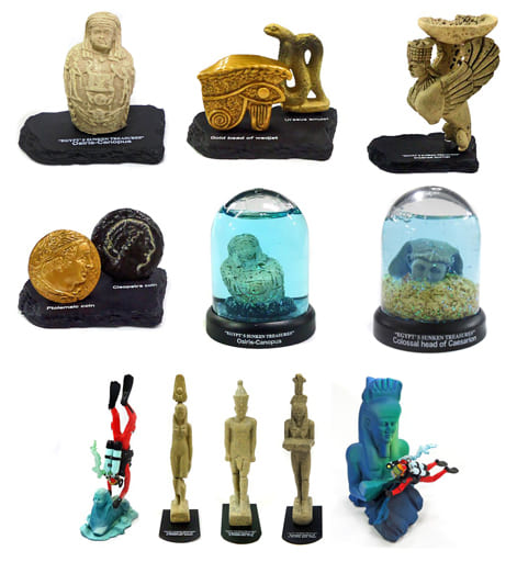 海洋堂　海のエジプト展　全11種セット 駿河屋 -<中古>全11種セット 「海のエジプト展公式カプセルフィギュア