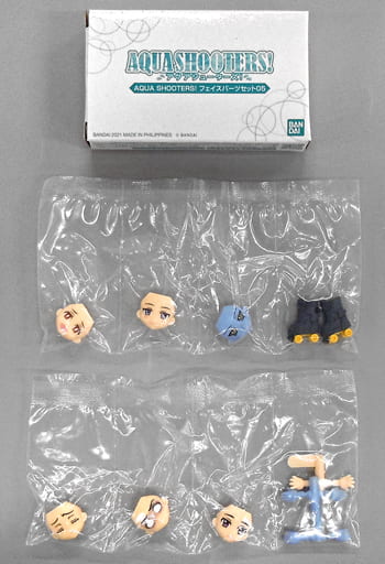 Trading figure AQUA SHOOTERS! Face Parts Set 05 Premium Bandai