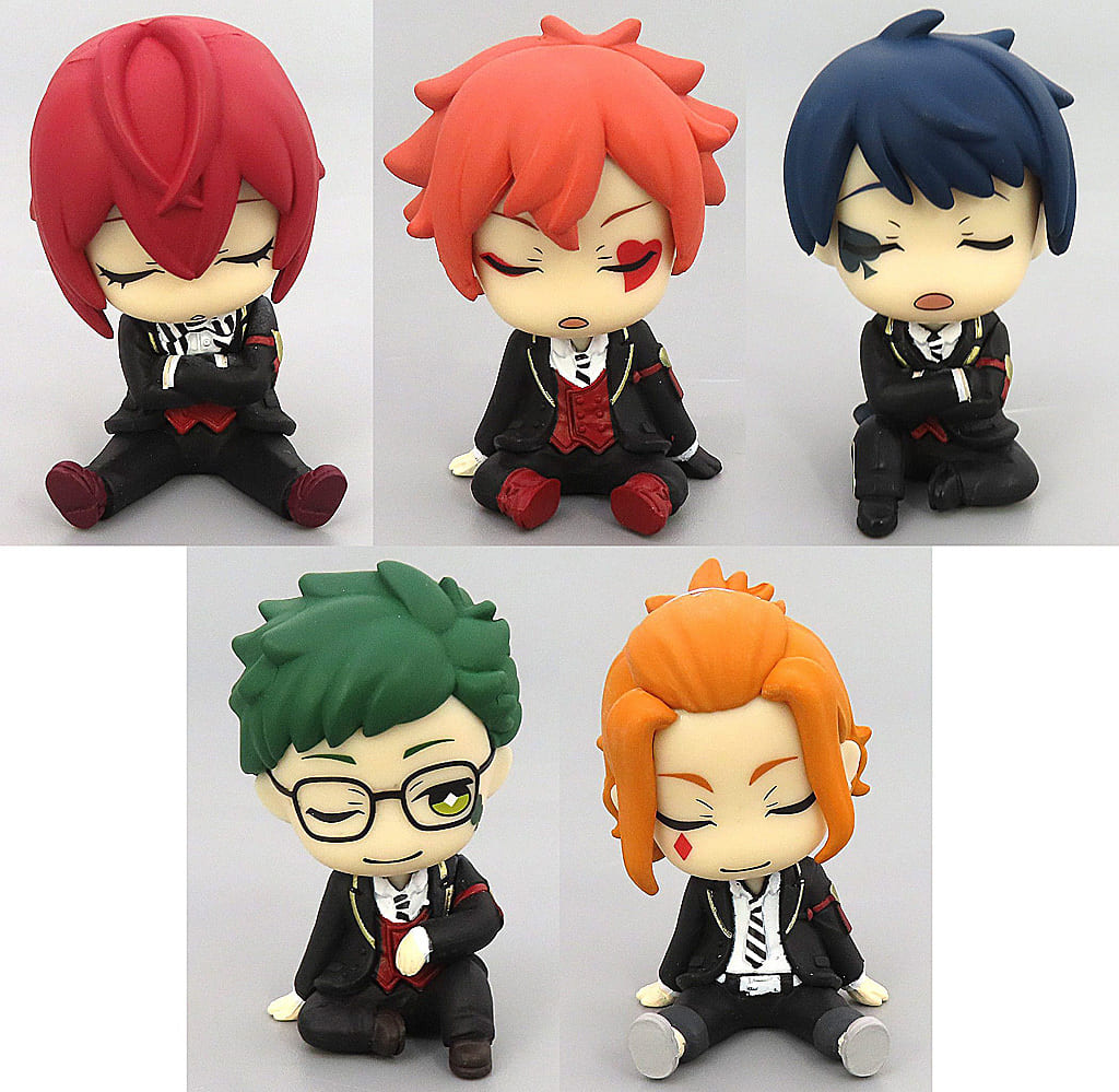 駿河屋 -<中古>全5種セット 「肩ズンFig. ディズニー ツイステッド