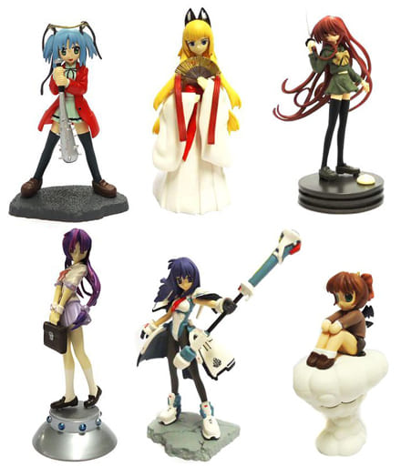 電撃文庫　コレクション　フィギュア　シャナ　イリヤ　ドクロちゃん　新庄　天狐空幻 駿河屋 -<中古>全6種セット 「電撃文庫コレクションフィギュア1