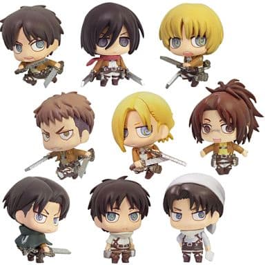 全8種セット+BOX購入特典 「カラコレ 進撃の巨人」 駿河屋 -<中古>全8種セット+BOX購入特典 「カラコレ 進撃の巨人