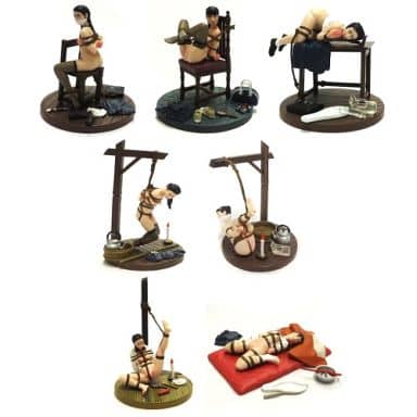 駿河屋 -【アダルト】<中古>ノーマル7種セット 「エロポン 第3弾 椋陽児の世界 つゆだく天使 アダルトフィギュアコレクション」（トレーディング フィギュア）