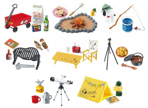 PEANUTS Let's Go Happy Camp! 8個セット 4521121250410.jpg