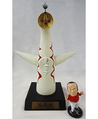 希少 コールドキャスト 岡本太郎 と 太陽の塔 1/350 誕生100年記念 希少 誕生100年記念 岡本太郎 と 太陽の塔 1/350 コールドキャスト製