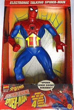 【中古】トイビズ スパイダーマン 15インチ エレクトロニックトーキング全3種 スパイダーマン 15インチ エレクトロニックトーキングフィギュア 完成