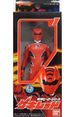 Figure Boxed Geki Red 「 Juken Sentai Gekiranger 」 Sentai Hero Series 01 ...