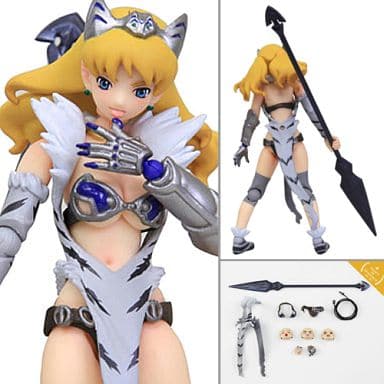 レガシーOFリボルテック クイーンズブレイド 近衛隊長エリナ LR-011 (ABS&PVC塗装済みアクションフィギュア)