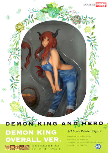 AMAKUNI 魔王 オーバーオール 1/7フィギュア まおゆう魔王勇者 駿河屋 -<中古>魔王 オーバーオールVer. 通常版 「まおゆう魔王勇者