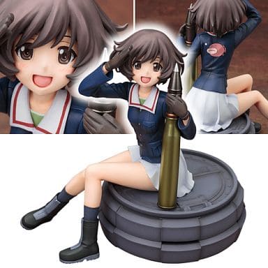 新作人気 駿河屋 PVC製 1/8 「ガールズ＆パンツァー」 -<中古>秋山優花里 コミック・アニメ