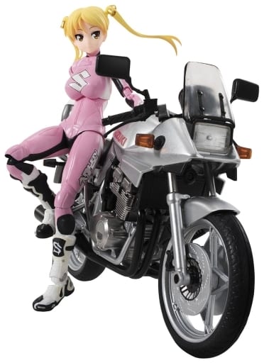 フィギュア　S.H.Figuarts 鈴乃木凜(ライダースーツ)＆GSX 400S KATANA 「ばくおん!!」（ランクB）