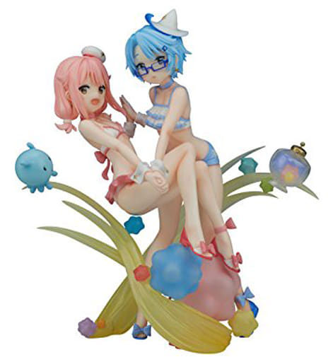 すばる&あおい 水着ver. 放課後のプレアデス 1/8 フィギュア 駿河屋 -<中古>すばる＆あおい 水着ver. 「放課後のプレアデス」 1/8