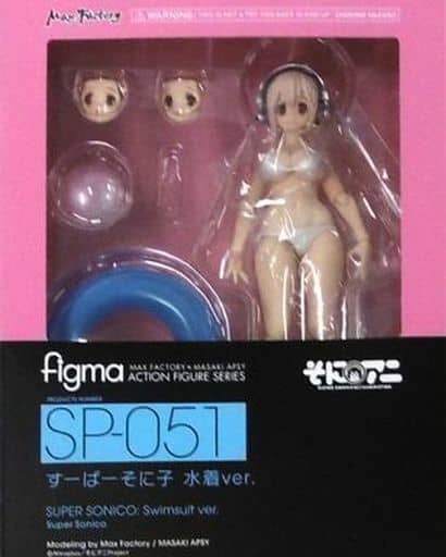 【初回生産盤】そにアニ BD Blu-ray figma すーぱーそに子 水着 駿河屋 -<中古>[箱欠品/単品] figma すーぱーそに子 水着Ver. 「DVD