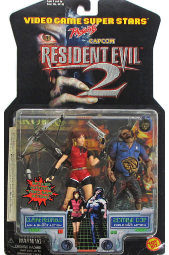 Figure CLAIRE REDFEILD & ZOMBIE COP - Claire Redfield & Zombie Cop