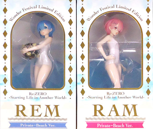 美少女フィギュア　リゼロ　WF限定　レム&ラムPrivateBeach ver. 美少女フィギュア リゼロ WF限定 レム&ラムPrivateBeach ver. Amazon