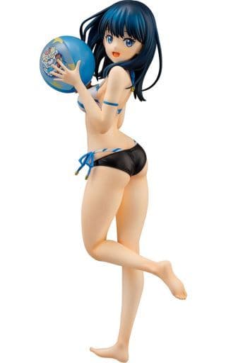 SSSS.GRIDMAN 宝多六花　水着フィギュア 箱　ボール付き SSSS.GRIDMAN』ヒロイン《宝多六花》の1/7フィギュアが大胆な水着姿で