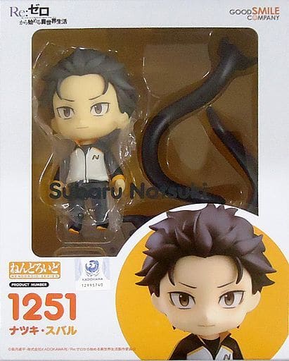 thumbnail image 2 of Nendoroid Subaru Natsuki - Re:ZERO -Starting Life In Another World- Figure Reissue 2 of 10