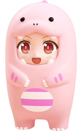 ねんどろいどもあ きぐるみフェイスパーツケース(ピンクきょうりゅう)