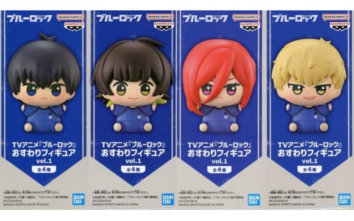 ブルーロック　おすわりフィギュア　セット　まとめ売り 4点セット ブルーロック おすわりフィギュア 雷市陣吾 千切 豹馬
